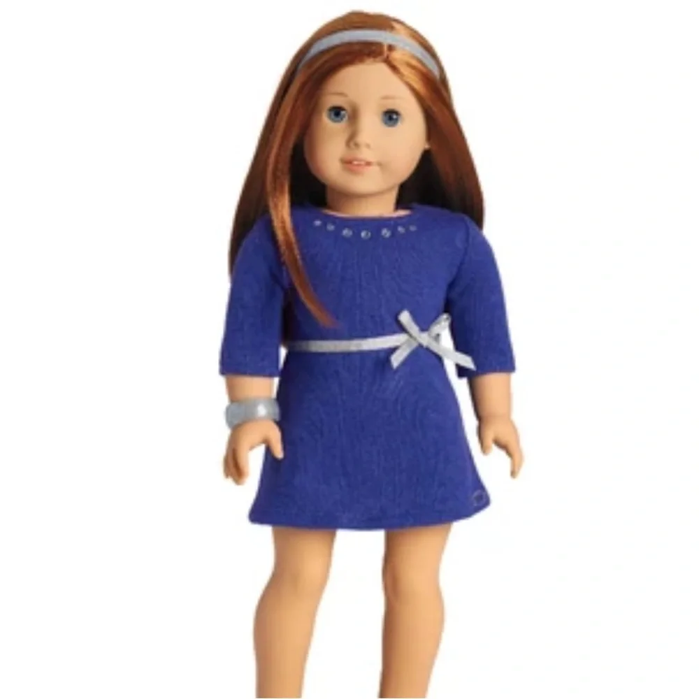 American Girl Truly Me Blue Rhinestone Studded Dress - Picture 2 of 2